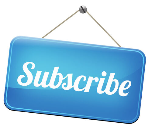 Add a subscribe form to your website A sign with the word subscribe written on it