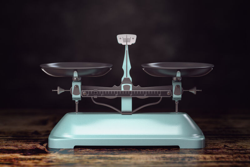 A set of scales to balance a listserv vs a distribution list Balance scales clarifying listserv vs distribution list
