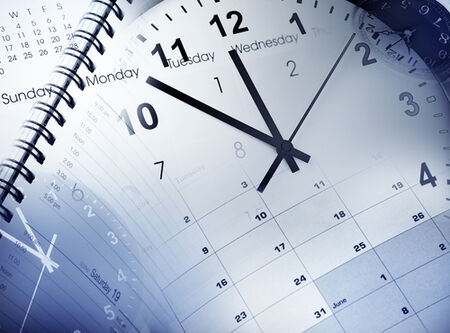 A clock with calendar